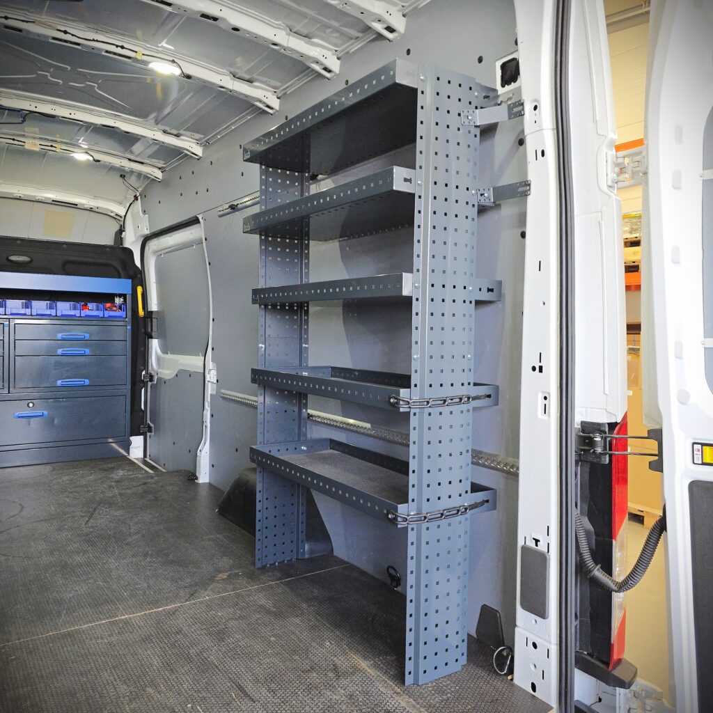 100 cm pakettiautohylly Ford Transit pakettiautoon