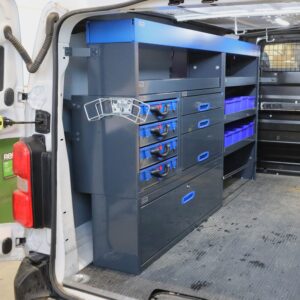 230 cm pakettiauton hyllykkö proace