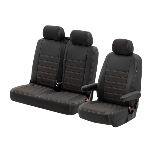 Volkswagen Transporter t7 istuinsuojat, puolikeinonahka, etuistuimille