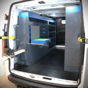 Ruuvipenkkiteline taittuva pakettiautoon Ford Custom