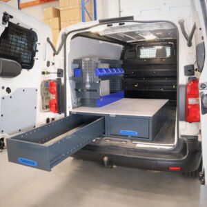 e-flex pikä vetolaatikosto pakettiautoon