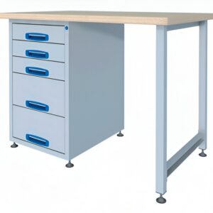 117 cm työpöytä halliin vetolaatikoilla