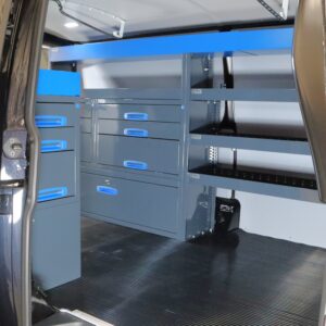 Volkswagen Transporter pakettiauton hyllyt