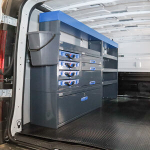 Nissan Primastar hyllyt E-Flex 230 cm hyllykkölaatikosto