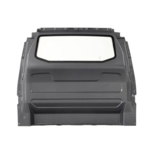 Mukavuusväliseinä Volkswagen Transporter T7 lasikuituisella takapinnalla ja isolla ikkunalla