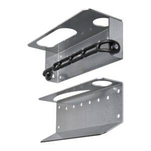 Lapio ja rautakankiteline pakettiautoon sinkitty jykevä kaksiosainen teline