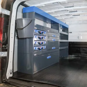 Nissan Primastar hyllyt E-Flex 230 cm hyllykkölaatikosto